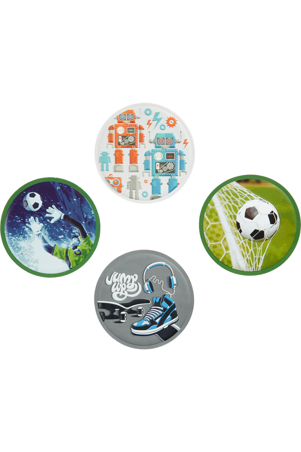 Samsonite Sammies Badges (4 pcs)  Jungle Adventure